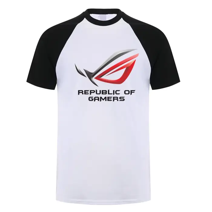 ROG république des joueurs t-shirt unisexe décontracté à manches courtes homme Cool coton