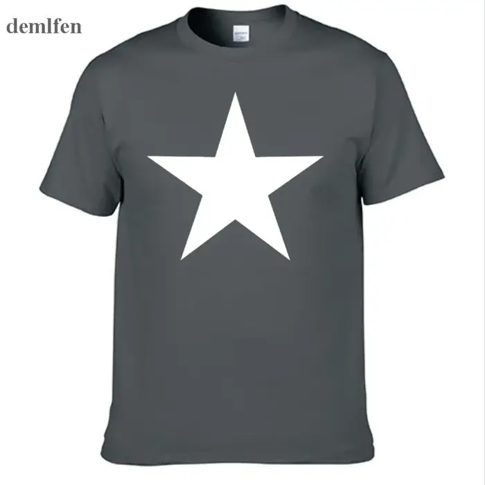 Marque de mode étoile rouge T-shirt hommes nouveauté drôle à manches courtes t-shirts hauts impression 3D Fitness O cou