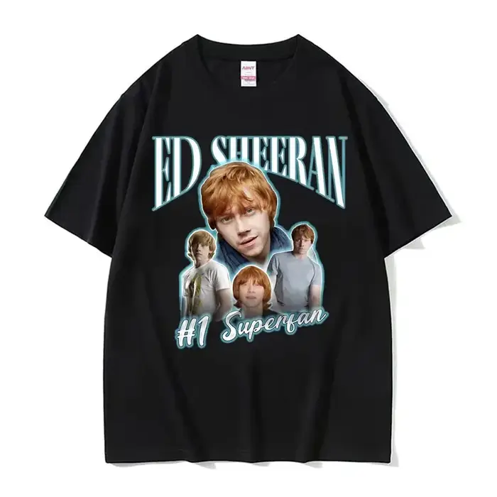 T-shirt drôle Ed Sheeran Number One Superfan Meme pour hommes