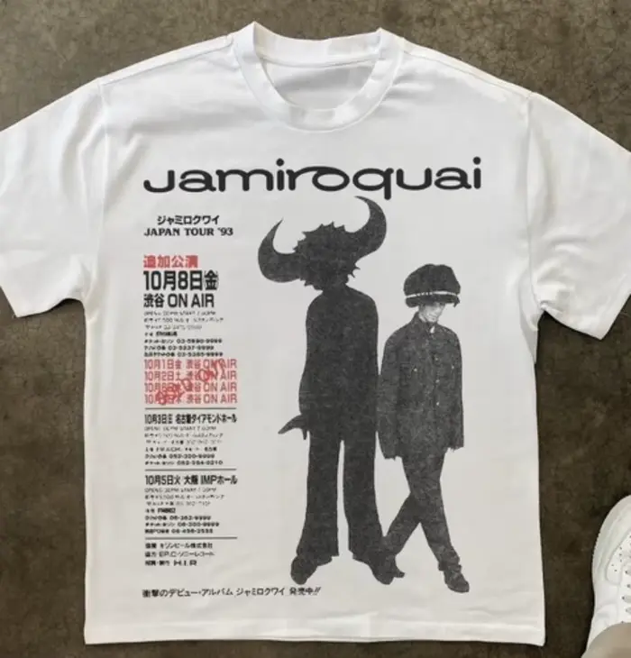 T-shirt Jamiroquai A Funk Odyssey, chemise pour hommes, chemise décontractée en pur coton, streetwea