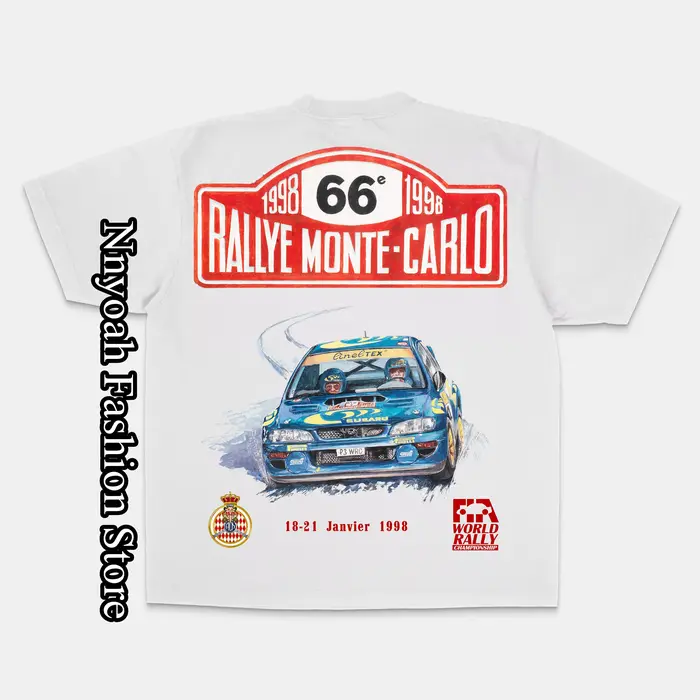T-Shirt de Rallye Monte-Carlo pour Homme et Femme