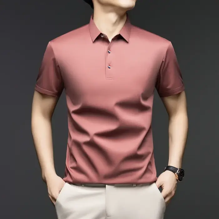 T-shirt Homme Manches Courtes Couleur Unie BROWON – Nouvelle Collection Été 2026 – Style Streetwear Décontracté pour le Travail et le Quotidien