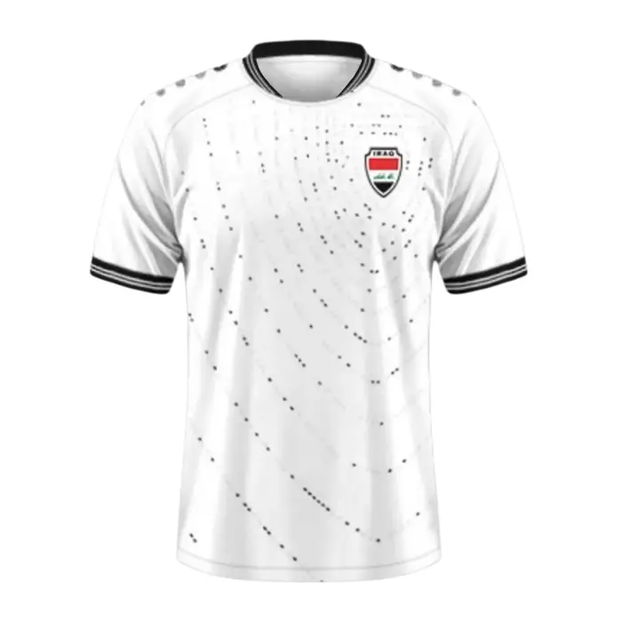 Maillot de football d'été 2026 pour supporters d'Irak – T-shirt à manches courtes 3D pour adulte