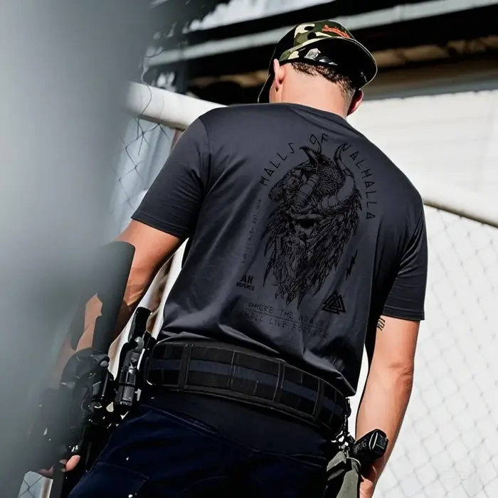 T-shirt col rond pour hommes