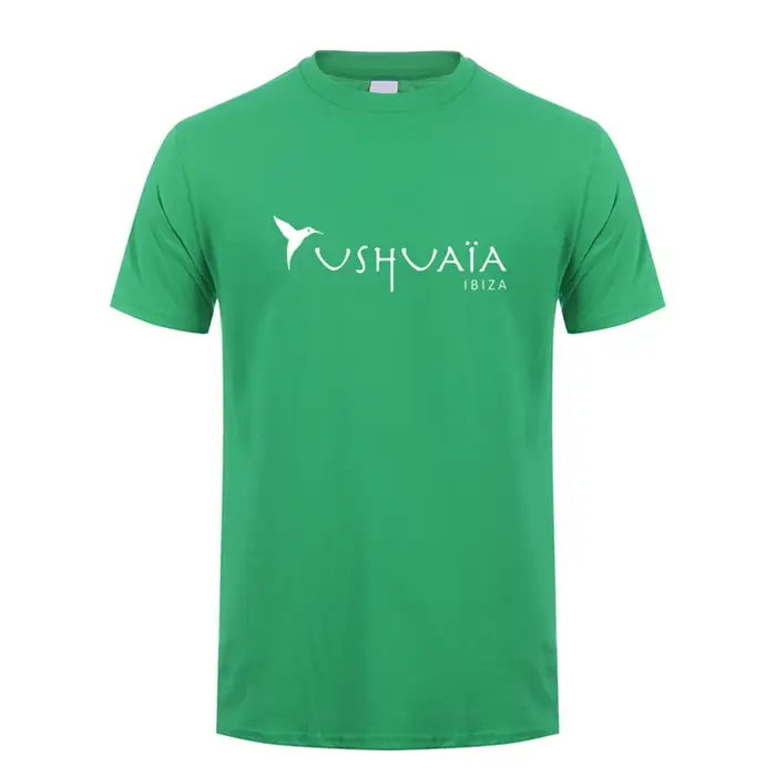 T-shirt Ushuaia Ibiza pour hommes été unisexe à manches courtes coton Ushuaia fête T Shirt cadeaux h