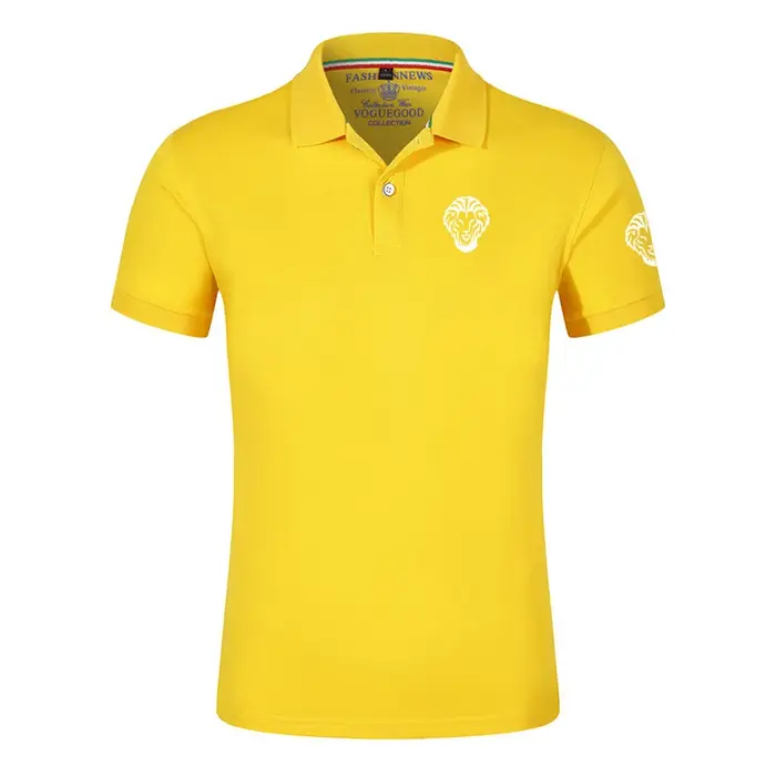 Polos College à manches courtes pour hommes