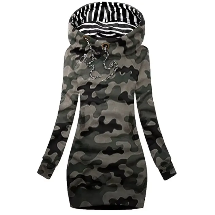 Robe à capuche décontractée