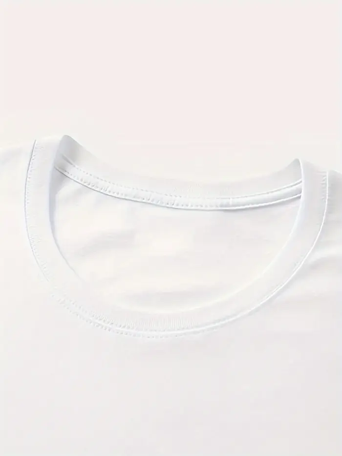 Charmant chat imprimé T-Shirt pour femmes décontracté col rond haut à manches courtes Style urbain