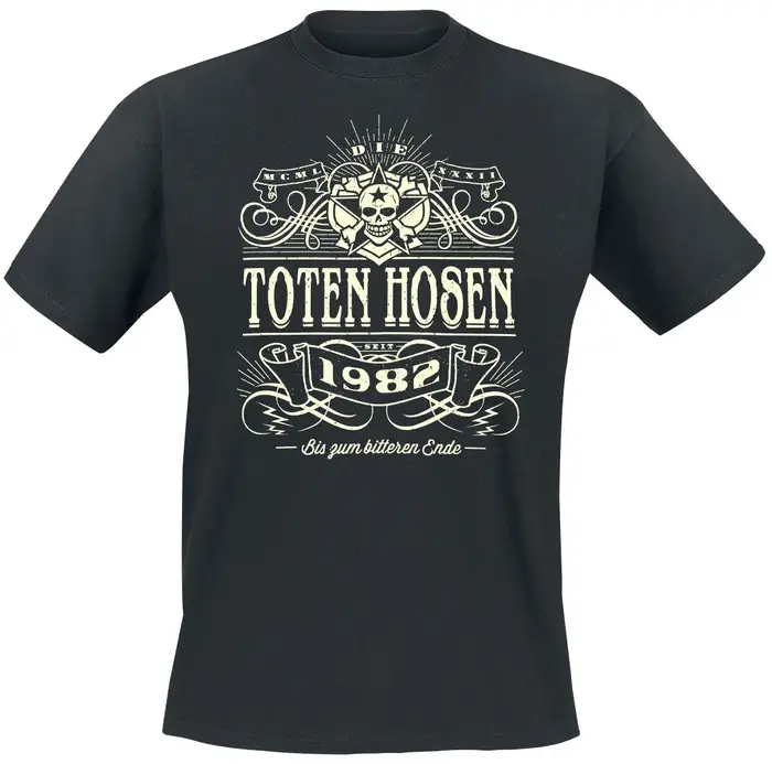 T-shirt décontracté Alte Schule _ Die Toten Hosen pour hommes et femmes, haut de gamme de la marque