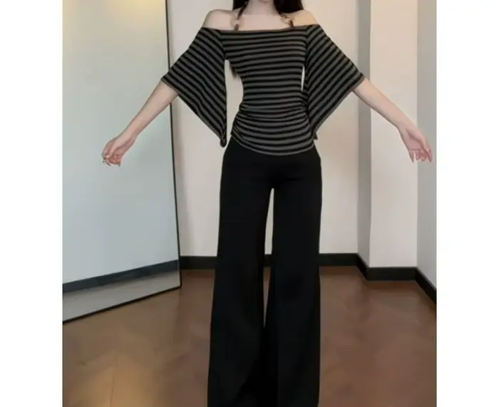T-shirt à manches trois-quarts pour femme