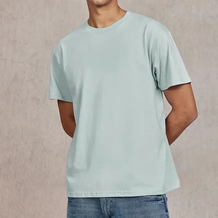 T-shirt d'été uni à manches courtes pour hommes et femmes