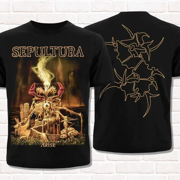 T-shirt Sepultura "Arise" pour le Nouvel An chinois 2026 (1991). Thrash Metal, Death Metal, Groove M