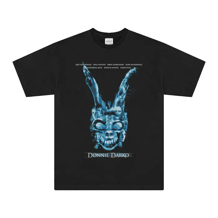 Donnie Darko t-shirt film unisexe graphique haut manches courtes rétro Vintage imprimé vêtements été