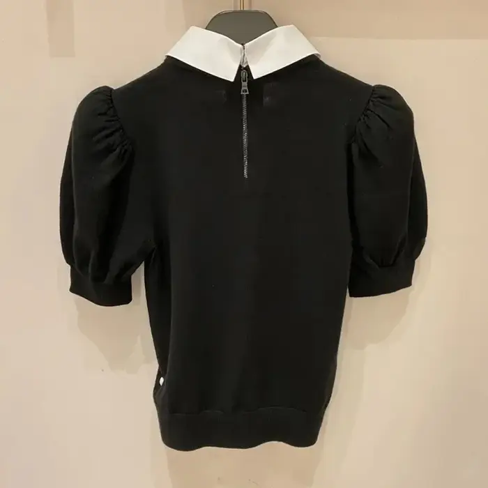 T-shirts en maille coréens pour femme