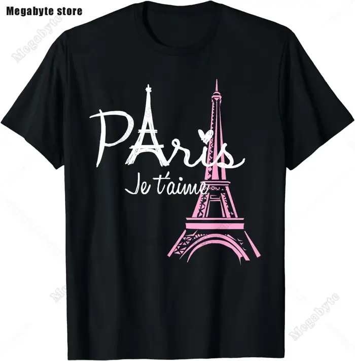 Tour Eiffel Paris Chemise Vintage I Love