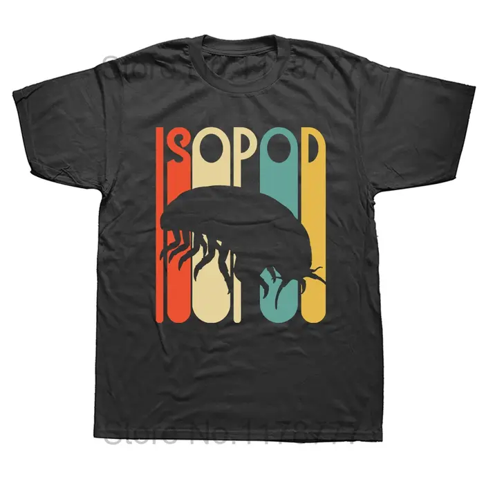 T-shirt à manches courtes I Love Isopod, 100% coton, col rond, unisexe, haute qualité, cadeau pour les amoureux des animaux, taille UE