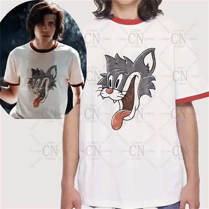 T-Shirt Crazy Cat Smiling Psycho