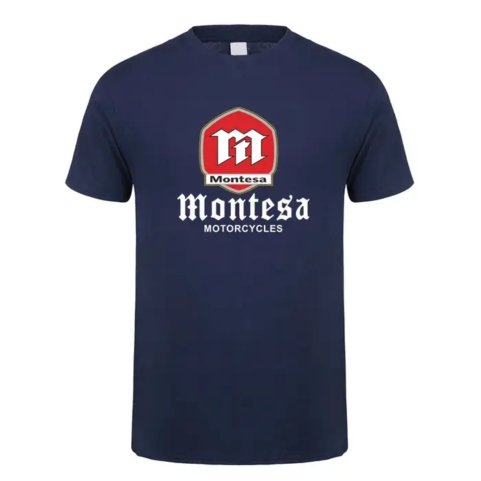Montesa moto t-shirt été hommes drôle coton à manches courtes