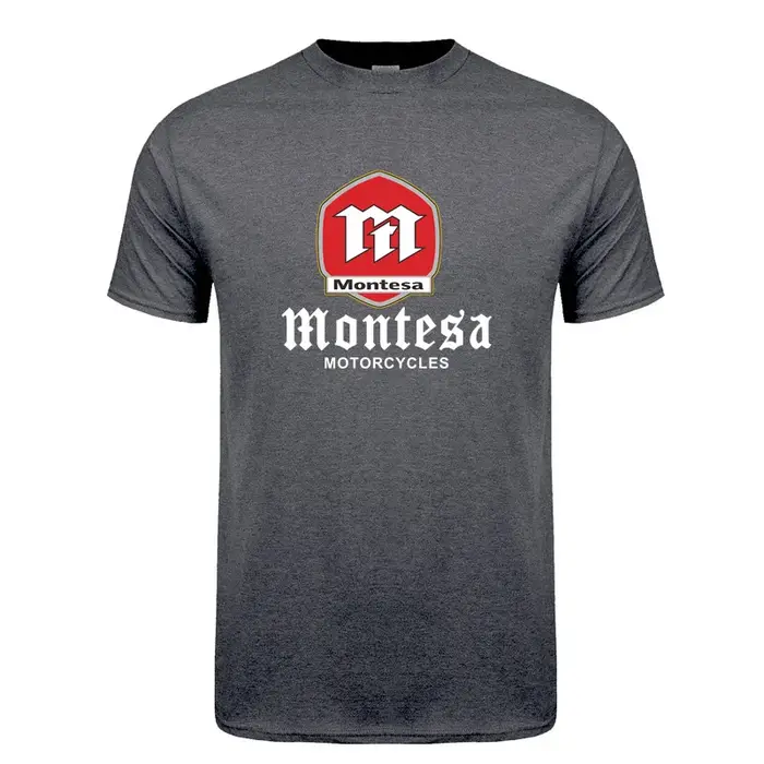 Montesa moto t-shirt été hommes drôle coton à manches courtes