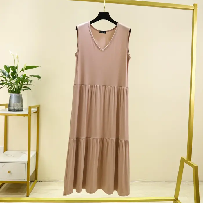 Robe longue à plusieurs niveaux pour femmes