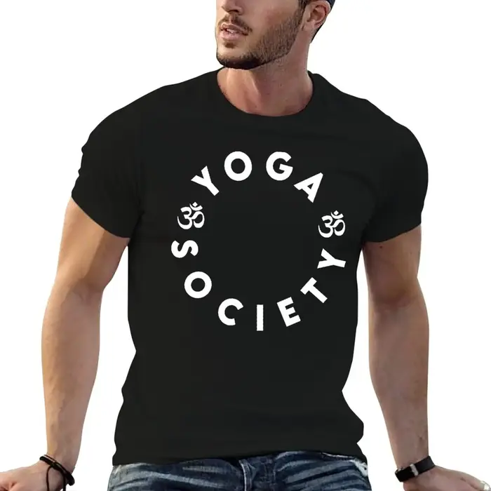 T-shirt Yoga Society, t-shirt personnalisé pour homme