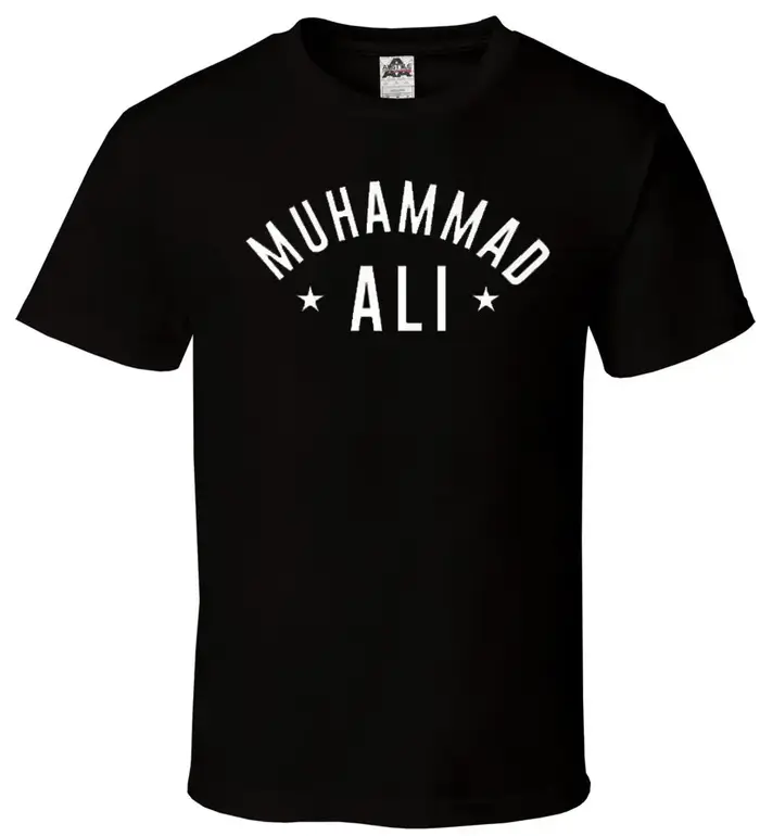Heavyweight Muhammad Ali Fans de boxe T-Shirt 100% coton col rond été à manches courtes décontracté 