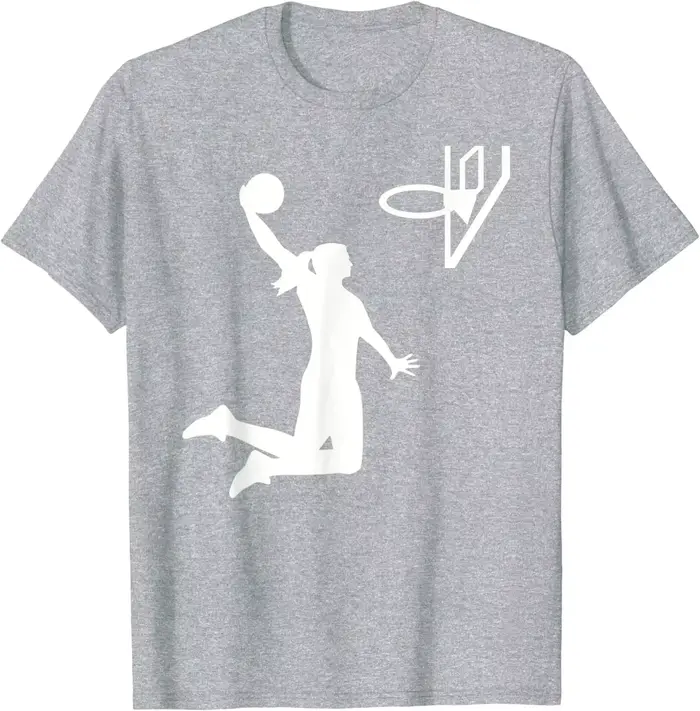T-shirt graphique de joueur de basket-ball pour femmes et filles