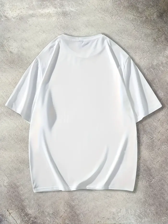 T-shirt pour homme 100% coton avec imprimé motif ours