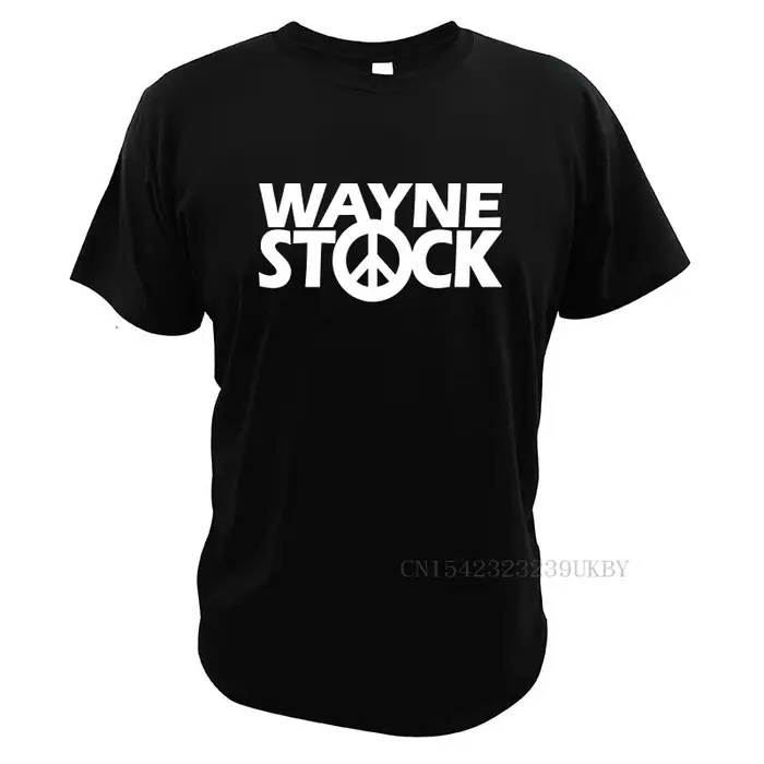 Mayor's World 2 T-shirt 100% coton, col rond, lettre imprimée, film de comédie américaine, confortab