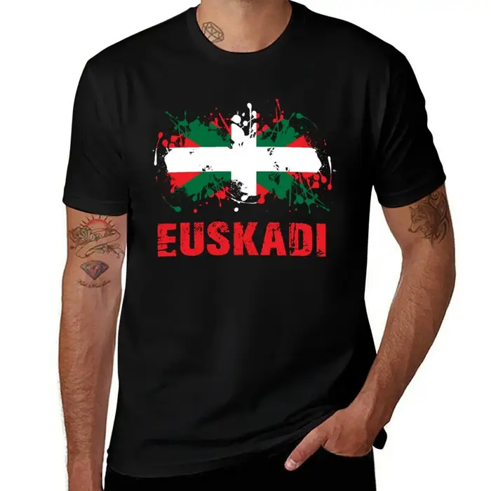 Pays basques et Euskadi pour les amateurs de pays basques T-Shirt homme T-Shirt coton T-Shirt