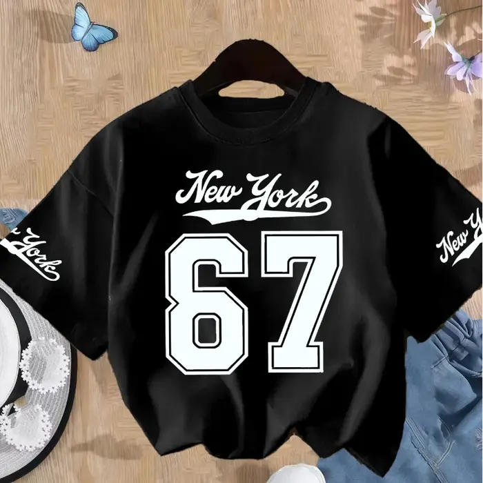 T-shirts pour adolescents New York Six Seven pour garçons et filles