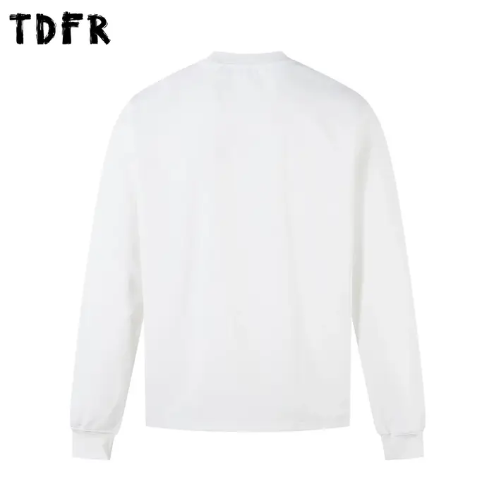 T-shirt à manches longues épissé pour hommes