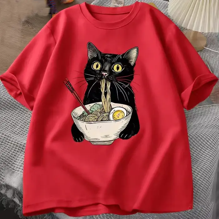 T-shirt en coton à manches courtes pour hommes et femmes