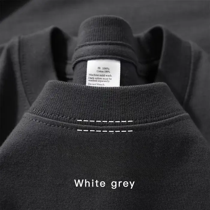 100% coton GSM 250G hommes t-shirts été poids lourd couleur unie col rond manches courtes Tops basiq