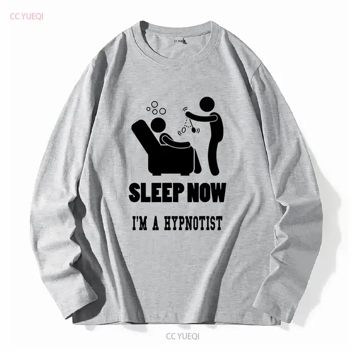 T-shirt vintage « I AM A HYPNOTIST SLEEP NOW » délavé