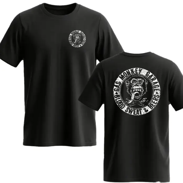 T-shirt double face Amazing Essential Gas Monkeys Garage pour homme