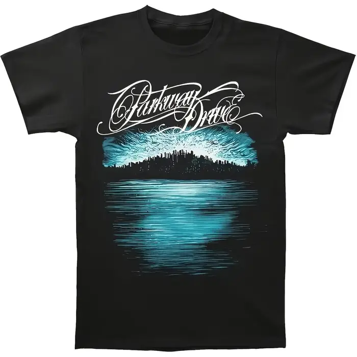 T-shirt unisexe noir Parkway Drive avec un design classique à manches courtes