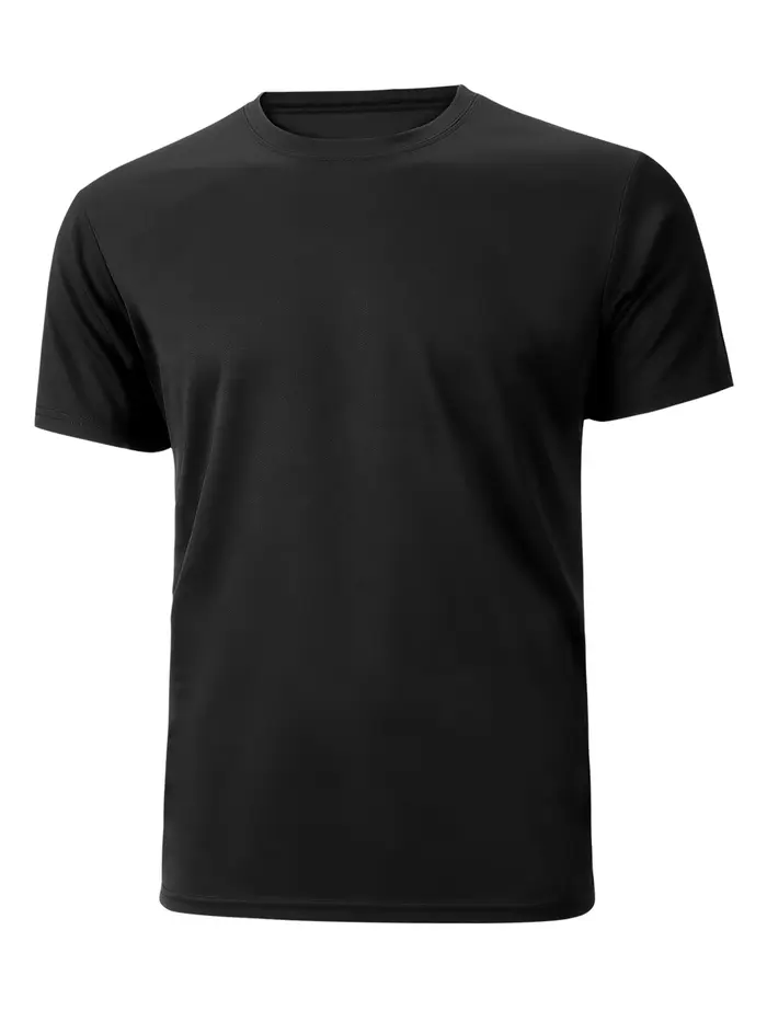 1 paquet de t-shirts à ajustement sec chemises pour hommes évacuant l'humidité séchage rapide maille