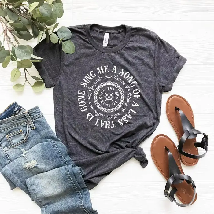 T-Shirt de la série Sing Me a Song Skye Boat Outlander Book