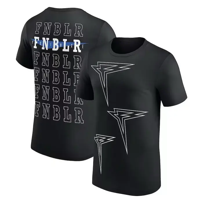 T-shirt unisexe Finn Balor Merch, à manches courtes, vêtements décontractés pour hommes et femmes, h