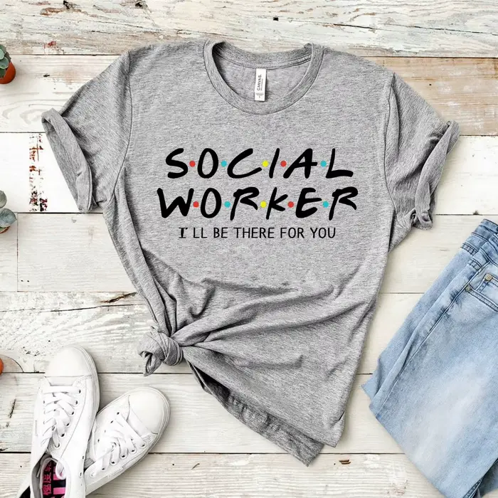 T-shirt humoristique de travailleur social