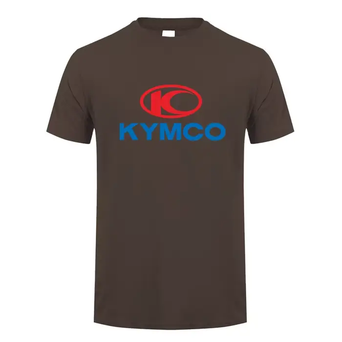 Kymco Hommes T Shirt Mode Coton Manches Courtes Drôle Graphique Tee