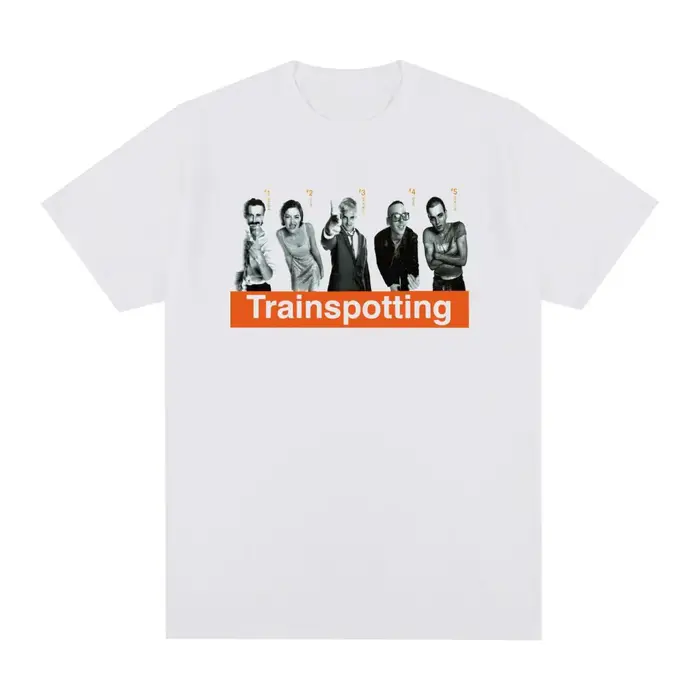Trainspotting T-shirt Vintage Collection classique Design britannique populaire coton hommes T-shirt