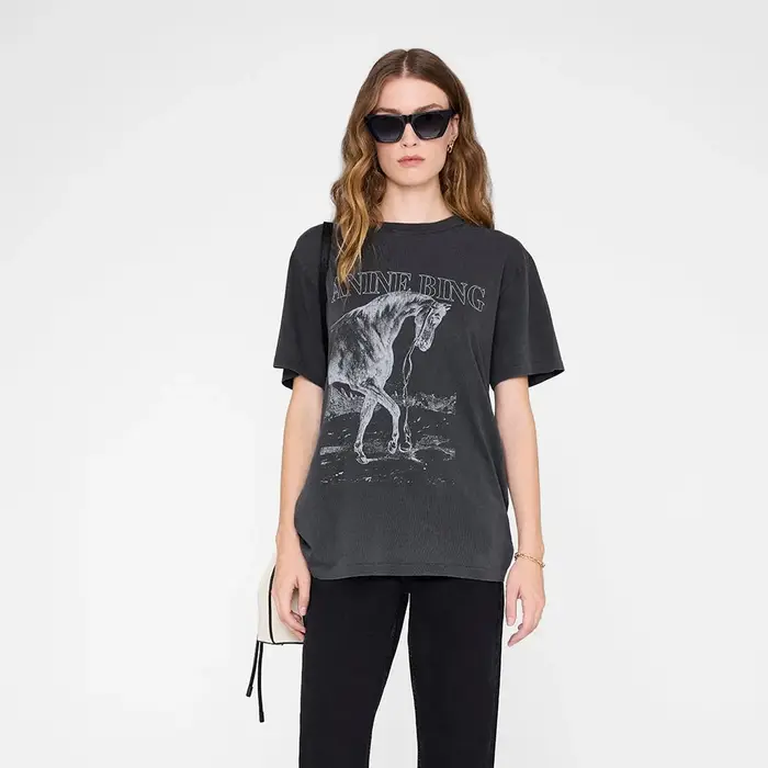 T-shirt de marque de luxe à l'art minimaliste parisien pour hommes et femmes