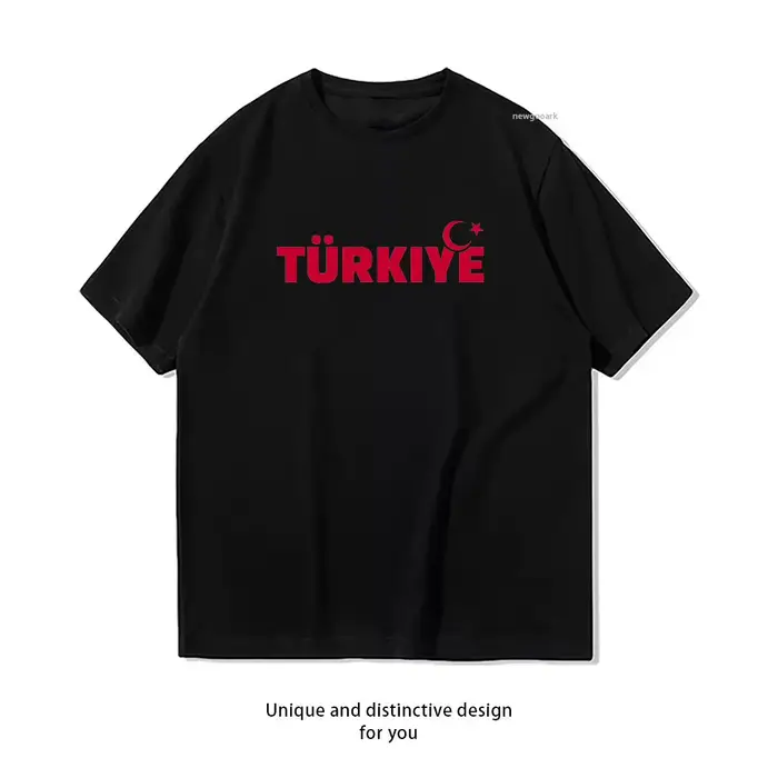 T-shirt classique Turquie pour femme et homme