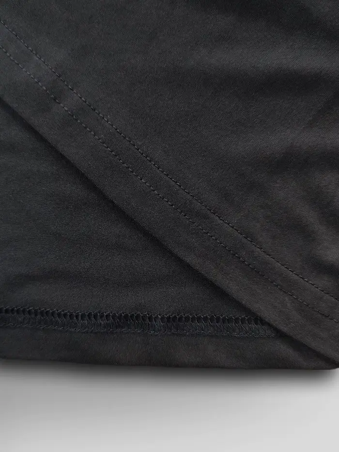 BAD OMENS lettre motif col rond femmes T-shirt à manches courtes mode imprimé demi