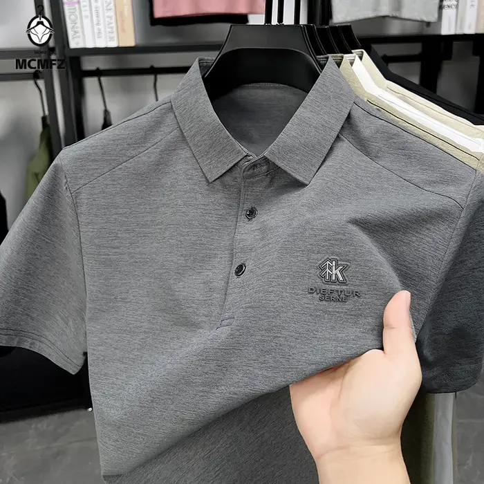 Polo à manches longues pour homme