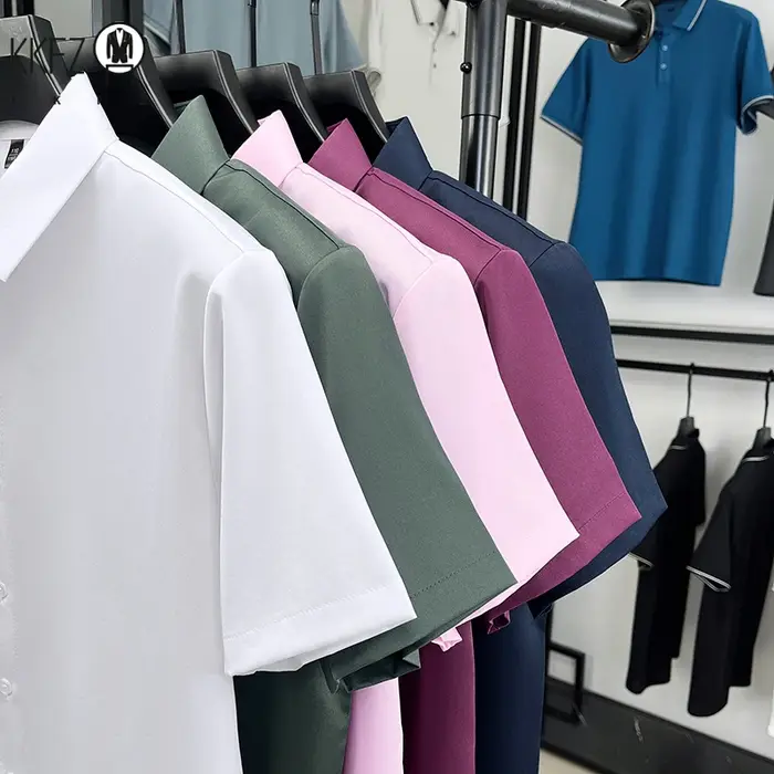 Chemise habillée pour homme à manches courtes