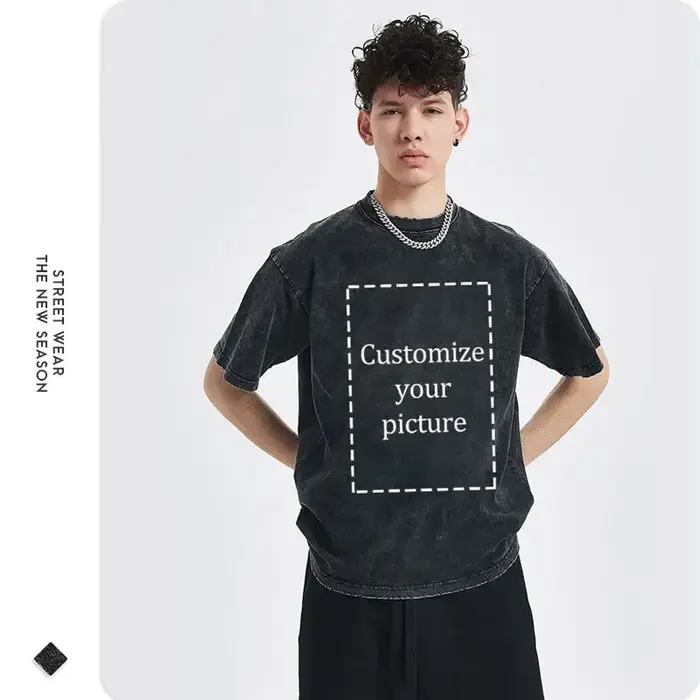 T-Shirt Vintage à Manches Courtes pour Homme et Femme