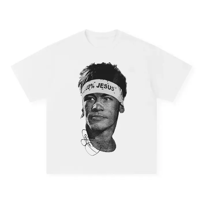 Neymar Football américain étoile imprimer 100% coton à manches courtes T-shirt hommes femmes vêtements athloisir